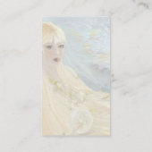 天の平和の孔雀 名刺 (裏面)