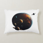 天の心地よい:宇宙枕 アクセントクッション (正面)