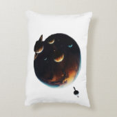 天の心地よい:宇宙枕 アクセントクッション (裏面(縦))