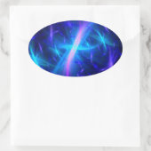 天の恵み 楕円形シール (バッグ)