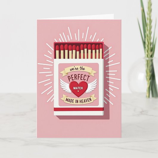 天の愛のマッチカード カード (正面)