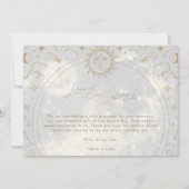 天の愛の感謝の写真結婚の感謝 サンキューカード (正面)