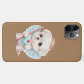 天の愛：かわいい天使のマルチーズの子犬 Case-Mate iPhoneケース (裏面(横))