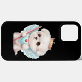天の愛：かわいい天使のマルチーズの子犬 Case-Mate iPhoneケース (裏面 (横))