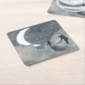 天の愛 スクエアペーパーコースター (アングル)