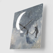 天の愛 スクエア壁時計 (傾斜)