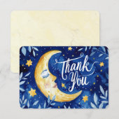 天の感謝空白の サンキューカード (正面/裏面)