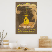 天の抱擁 - 遺影のための壁掛けアート ポスター (キッチン)