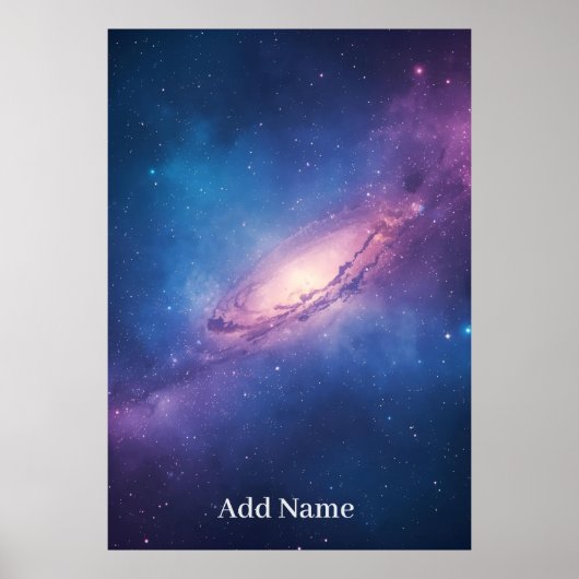 天の旋回デザインの電話ケース – パーソナライズされた f ポスター (正面)