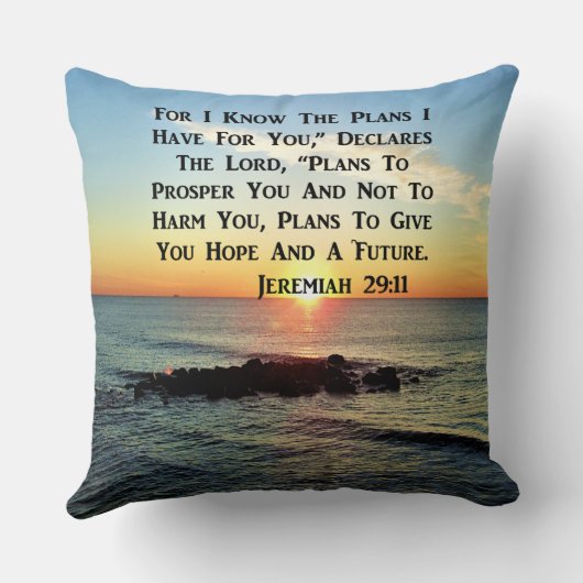 天の日の出エレミヤ20:11節 クッション (裏面)