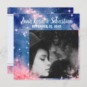 *〜* 天の星を保存する 写真をアップロードして 記念日をセーブしよう セーブザデート (正面/裏面)