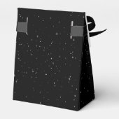 天の星クレセントムーンブラック金ゴールド結婚ズ フェイバーボックス (裏面サイド)