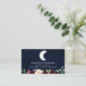 天の月と星の花嫁登録カード エンクロージャーカード (スタンド正面)