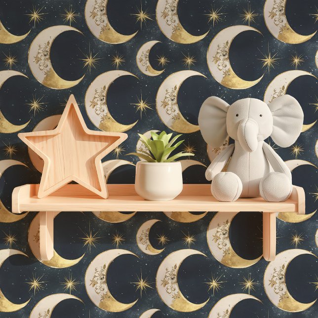 天の月と星 壁紙 (クリエイターアップロード済み)