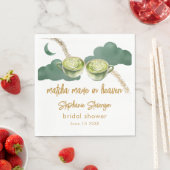 天の月抹茶至福のブライダルシャワー スタンダードランチョンナプキン (インサイチュ)