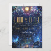 天の月相 ウェディング 招待状 (正面)