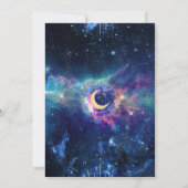 天の月相 ウェディング 招待状 (裏面)