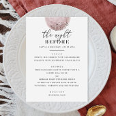 天の月 | 前夜祭の食事 メニュー