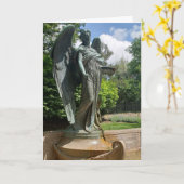 「天の棟に立てよ」イースターカード カード (黄色い花)