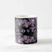 天の気持ち私はあなたを愛する銀河の挨拶 コーヒーマグカップ (中央)