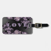 天の気持ち私はあなたを愛する銀河の挨拶 ラゲッジタグ (正面横)