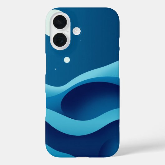 天の波:夢のような抽象芸術 Case-Mate iPhoneケース (裏面)