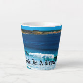 天の海の香り カフェラテマグ (正面)