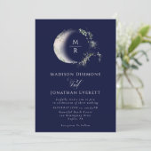 天の深夜青い月 結婚式 招待状 (スタンド正面)