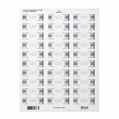 天の白フリル＆レース エレガントラベル ラベル (フルシート)