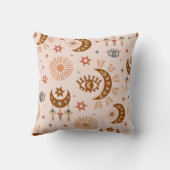 天の目、月、太陽のパターン。 クッション (裏面)