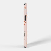 天の目、月、太陽のパターン。 iPhoneケース (右側面)