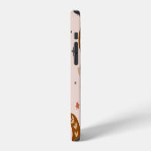 天の目、月、太陽のパターン。 iPhoneケース (左側面)