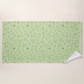 天の神秘的なシームレスパターン ビーチタオル (正面)