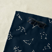 天の神秘的なシームレスパターン ビーチタオル (インサイチュ)