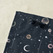 天の神秘的なシームレスパターン ビーチタオル (インサイチュ)