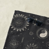 天の神秘的なシームレスパターン ビーチタオル (インサイチュ)