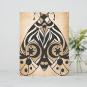 天の神秘的なヴィンテージガのスクラップブック紙 (スタンド正面)