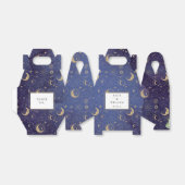 天の神秘的な星と月結婚の フェイバーボックス (折り畳みなし)