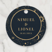 天の神秘的な要素の星印 フェイバータグ (正面)