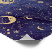 天の神秘的結婚な歓迎サイン ポスター (角)