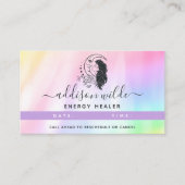 天の神秘 月の女神 レインボー 予約カード (正面)