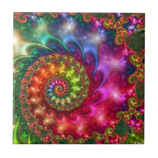 天の秘密の絵画 タイル (正面)