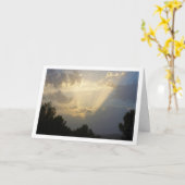 天の空 カード (黄色い花)