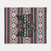 天の空 フリースブランケット (正面(横))