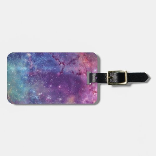 天の空-青及び紫色 ラゲッジタグ (正面横)