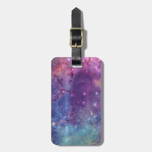 天の空-青及び紫色 ラゲッジタグ (正面縦)