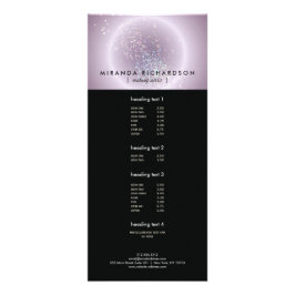 天の紙吹雪グローパープル ラックカード