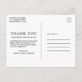 天の結婚フローラムーンスターズ ポストカード (裏面)