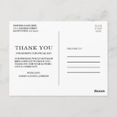 天の結婚フローラムーンスターズ ポストカード (裏面)