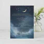 天の結婚案内カード | ゴールドスター 招待状 (スタンド正面)